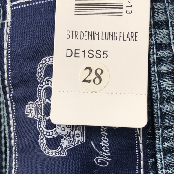 🔥RARE Victoria Beckham Rock & Republic jeans NWT sz 28 - Picture 7 of 10